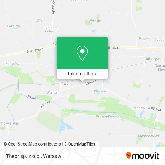 Theor sp. z o.o. map