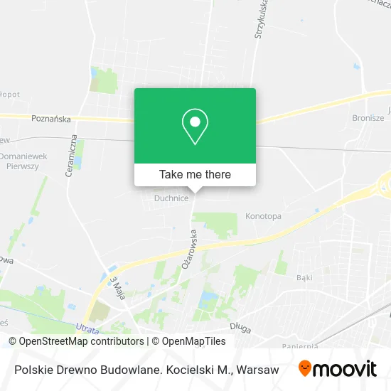 Карта Polskie Drewno Budowlane. Kocielski M.