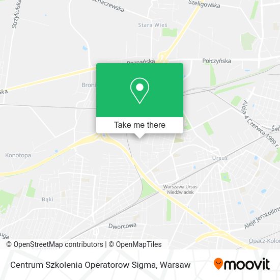 Centrum Szkolenia Operatorow Sigma map