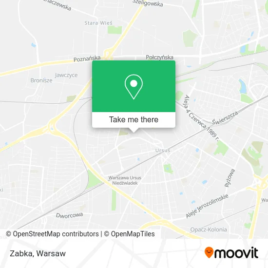 Zabka map
