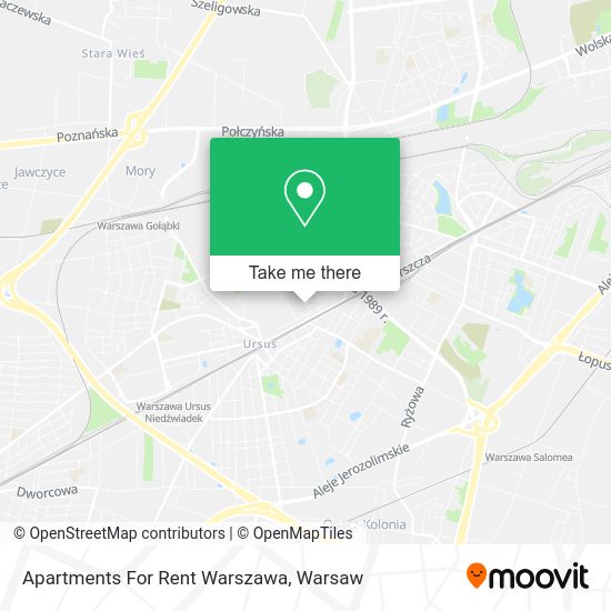 Apartments For Rent Warszawa map