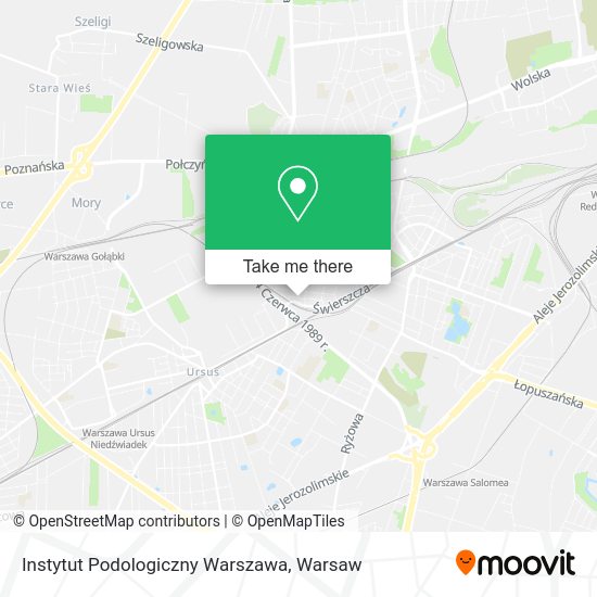 Instytut Podologiczny Warszawa map