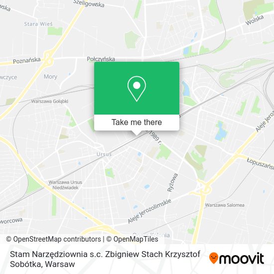 Stam Narzędziownia s.c. Zbigniew Stach Krzysztof Sobótka map