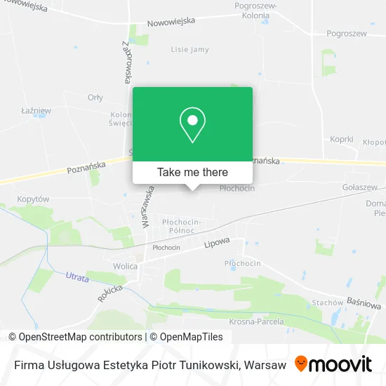 Firma Usługowa Estetyka Piotr Tunikowski map