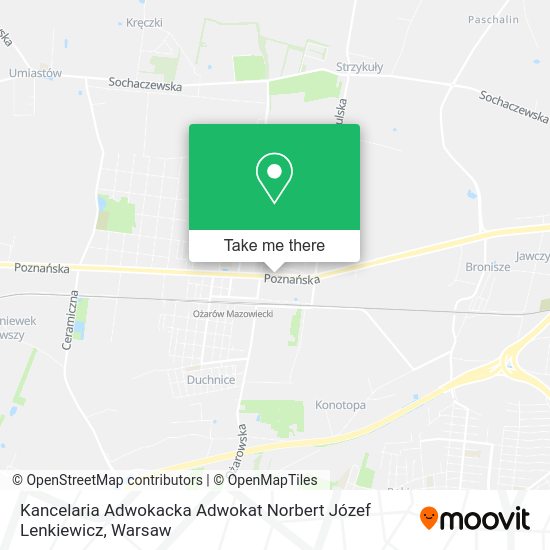 Kancelaria Adwokacka Adwokat Norbert Józef Lenkiewicz map