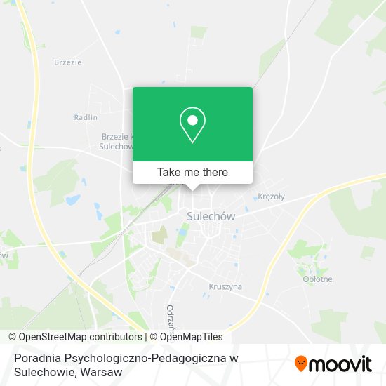 Poradnia Psychologiczno-Pedagogiczna w Sulechowie map