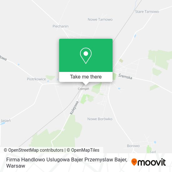 Firma Handlowo Uslugowa Bajer Przemyslaw Bajer map