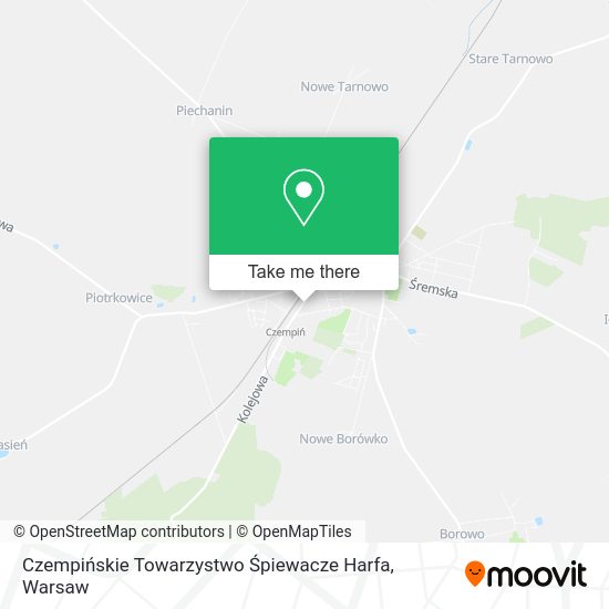 Czempińskie Towarzystwo Śpiewacze Harfa map