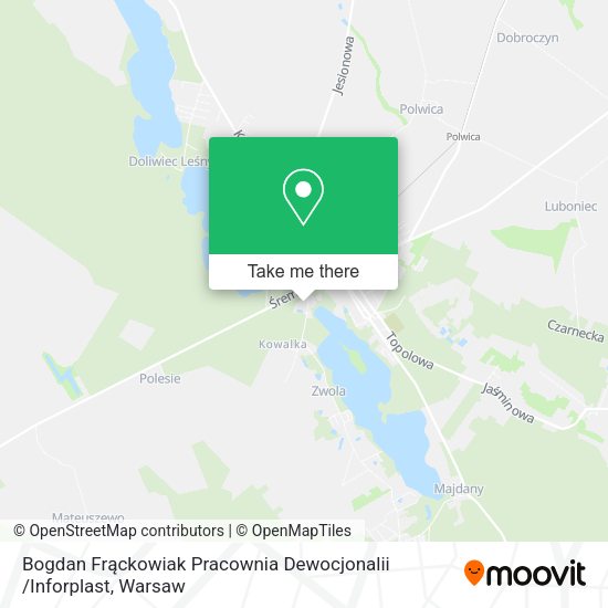 Bogdan Frąckowiak Pracownia Dewocjonalii /Inforplast map