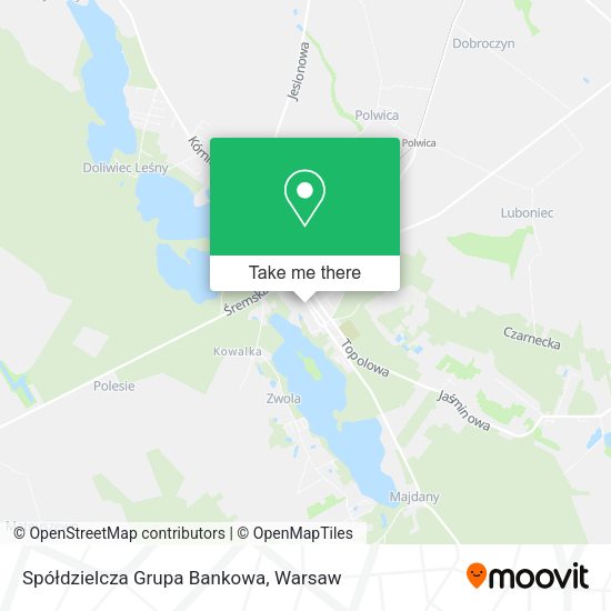 Spółdzielcza Grupa Bankowa map