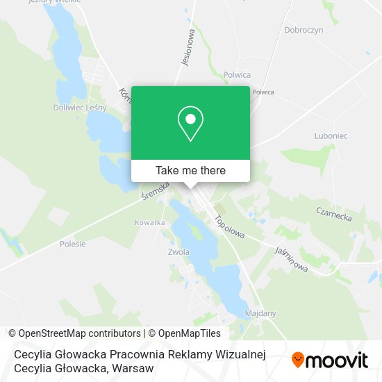 Cecylia Głowacka Pracownia Reklamy Wizualnej Cecylia Głowacka map