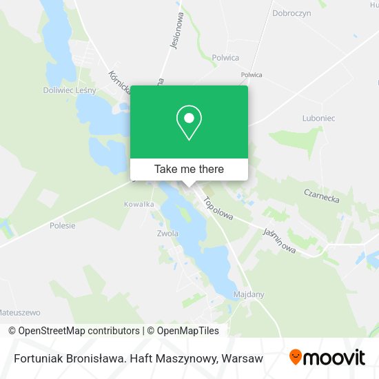 Fortuniak Bronisława. Haft Maszynowy map