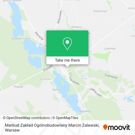 Marbud Zakład Ogólnobudowlany Marcin Zalewski map