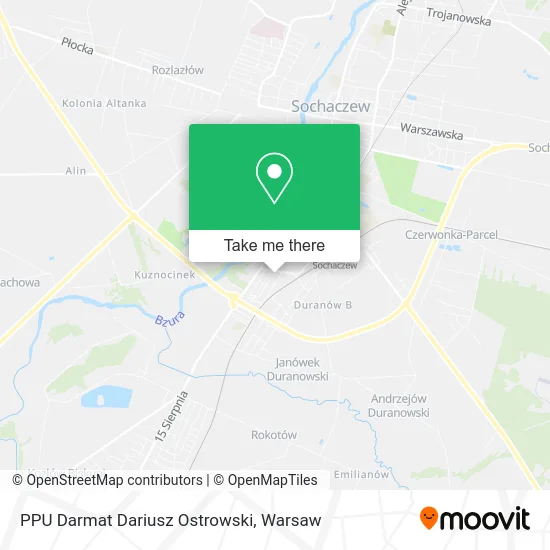 PPU Darmat Dariusz Ostrowski map