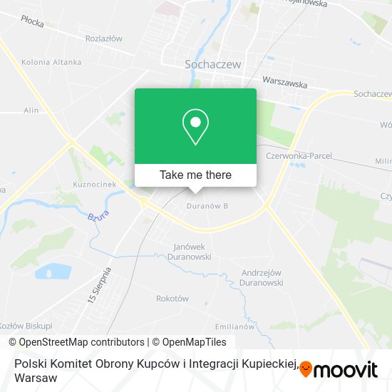 Polski Komitet Obrony Kupców i Integracji Kupieckiej map