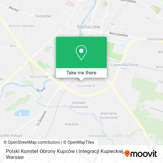 Polski Komitet Obrony Kupców i Integracji Kupieckiej map