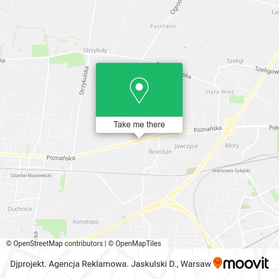 Djprojekt. Agencja Reklamowa. Jaskulski D. map