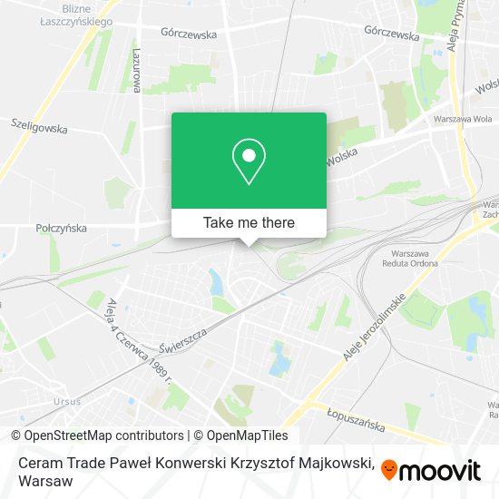 Ceram Trade Paweł Konwerski Krzysztof Majkowski map