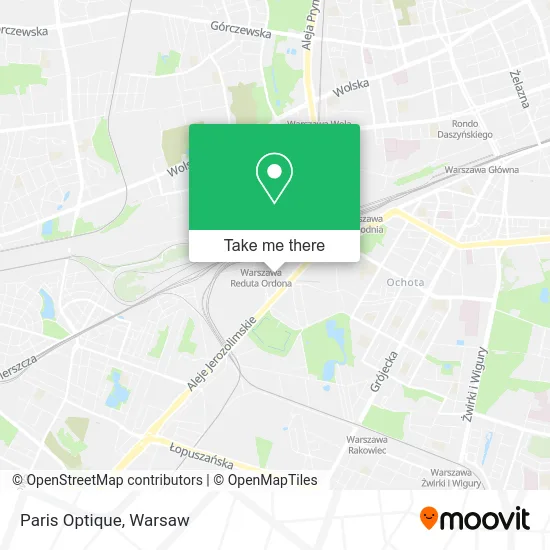Карта Paris Optique