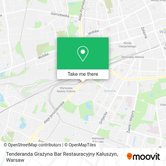 Tenderanda Grażyna Bar Restauracyjny Kałuszyn map