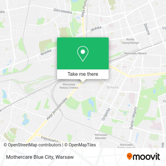 Mothercare Blue City map