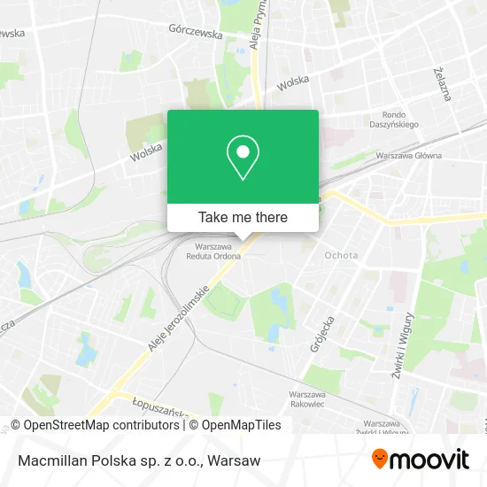 Карта Macmillan Polska sp. z o.o.