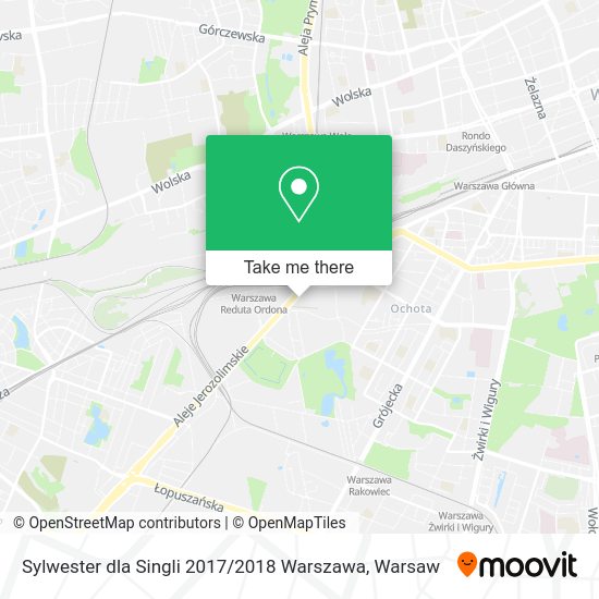 Sylwester dla Singli 2017 / 2018 Warszawa map