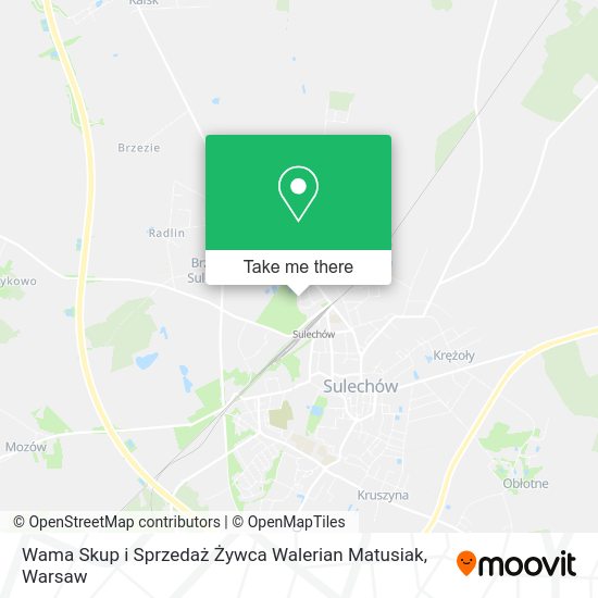 Wama Skup i Sprzedaż Żywca Walerian Matusiak map