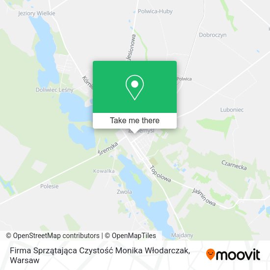 Firma Sprzątająca Czystość Monika Włodarczak map