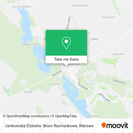 Jankowska Elżbieta. Biuro Rachunkowe map