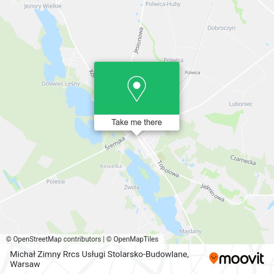 Michał Zimny Rrcs Usługi Stolarsko-Budowlane map