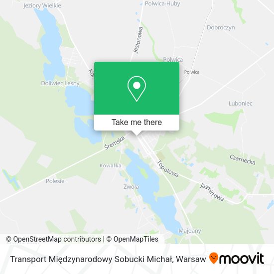 Transport Międzynarodowy Sobucki Michał map