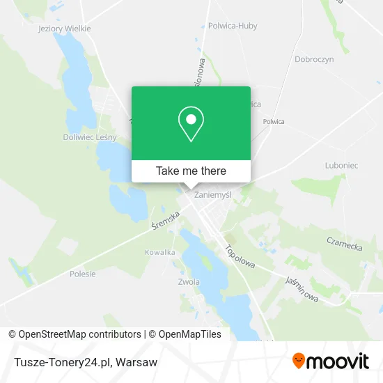 Карта Tusze-Tonery24.pl