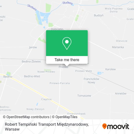 Robert Tempiński Transport Międzynarodowy map