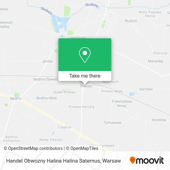 Карта Handel Obwozny Halina Halina Saternus