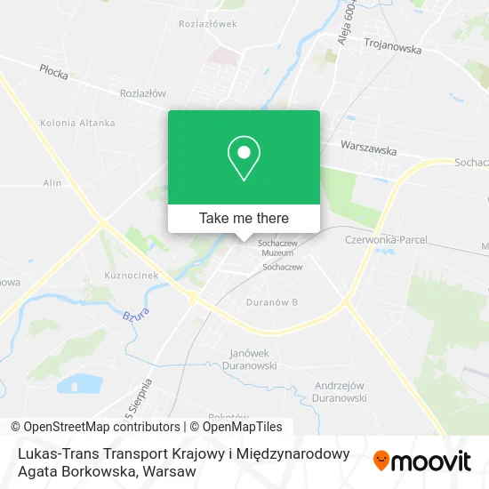 Lukas-Trans Transport Krajowy i Międzynarodowy Agata Borkowska map