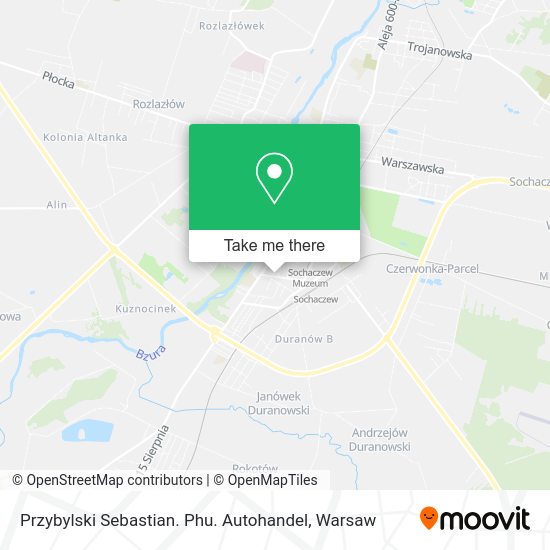 Przybylski Sebastian. Phu. Autohandel map