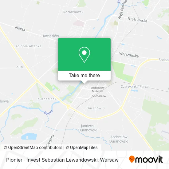 Pionier - Invest Sebastian Lewandowski map