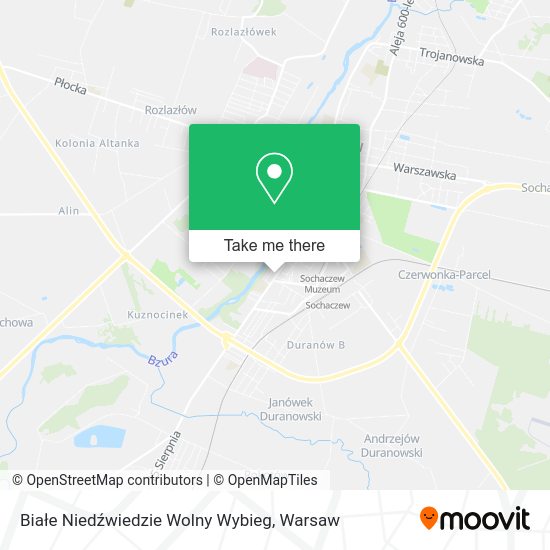 Białe Niedźwiedzie Wolny Wybieg map