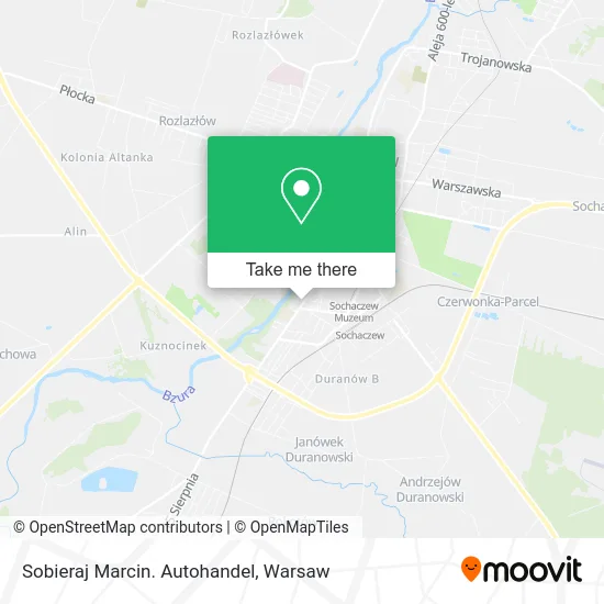 Карта Sobieraj Marcin. Autohandel