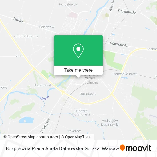 Bezpieczna Praca Aneta Dąbrowska Gorzka map