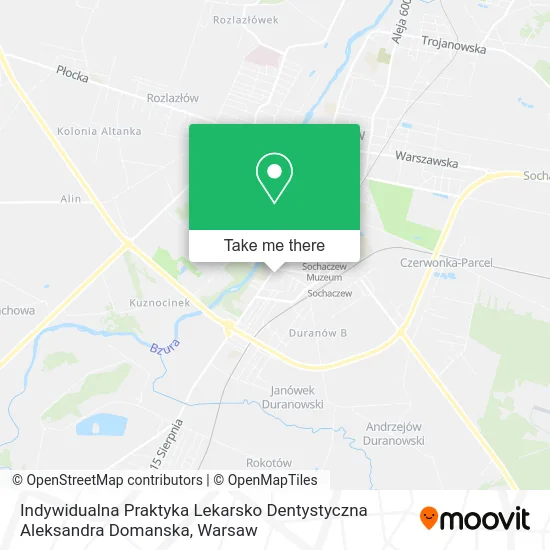 Indywidualna Praktyka Lekarsko Dentystyczna Aleksandra Domanska map
