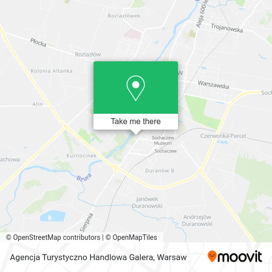 Карта Agencja Turystyczno Handlowa Galera