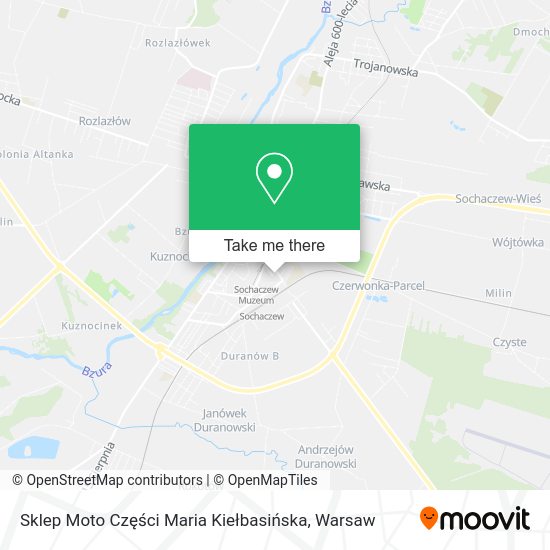 Sklep Moto Części Maria Kiełbasińska map