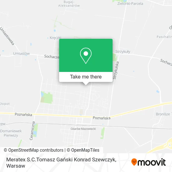 Карта Meratex S.C.Tomasz Gański Konrad Szewczyk