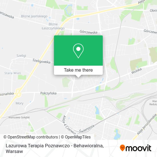 Lazurowa Terapia Poznawczo - Behawioralna map