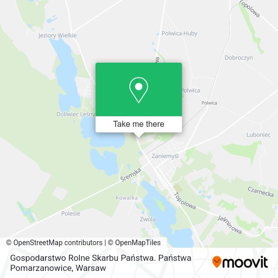 Gospodarstwo Rolne Skarbu Państwa. Państwa Pomarzanowice map