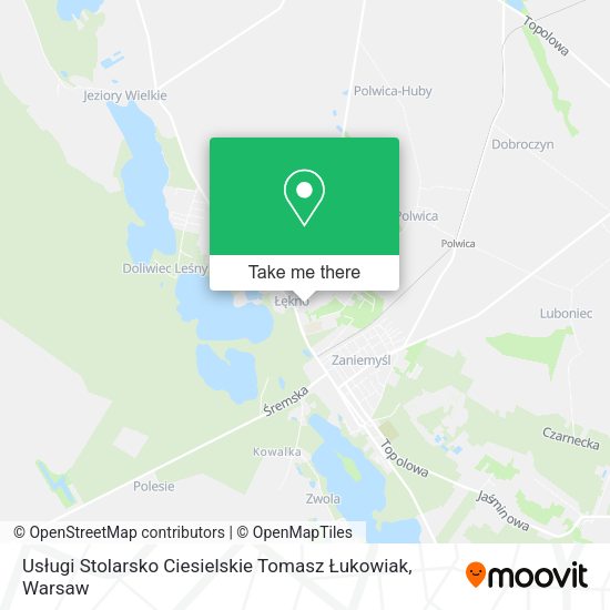 Usługi Stolarsko Ciesielskie Tomasz Łukowiak map