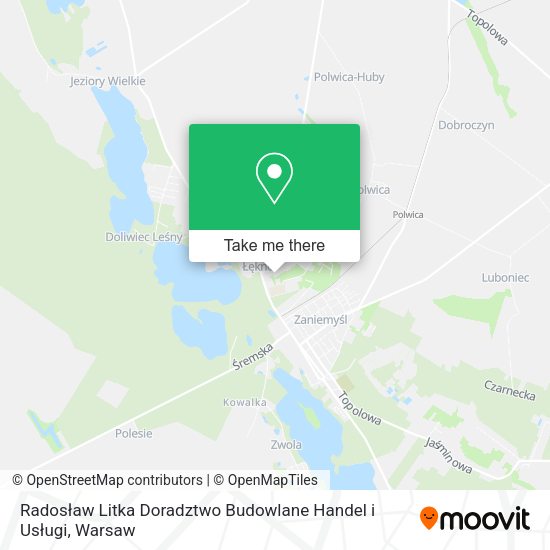 Radosław Litka Doradztwo Budowlane Handel i Usługi map