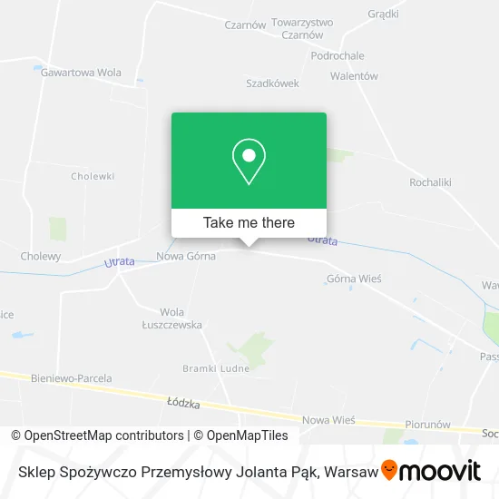 Sklep Spożywczo Przemysłowy Jolanta Pąk map